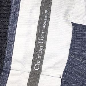 Christian Dior Monsieur stripped pants VTG